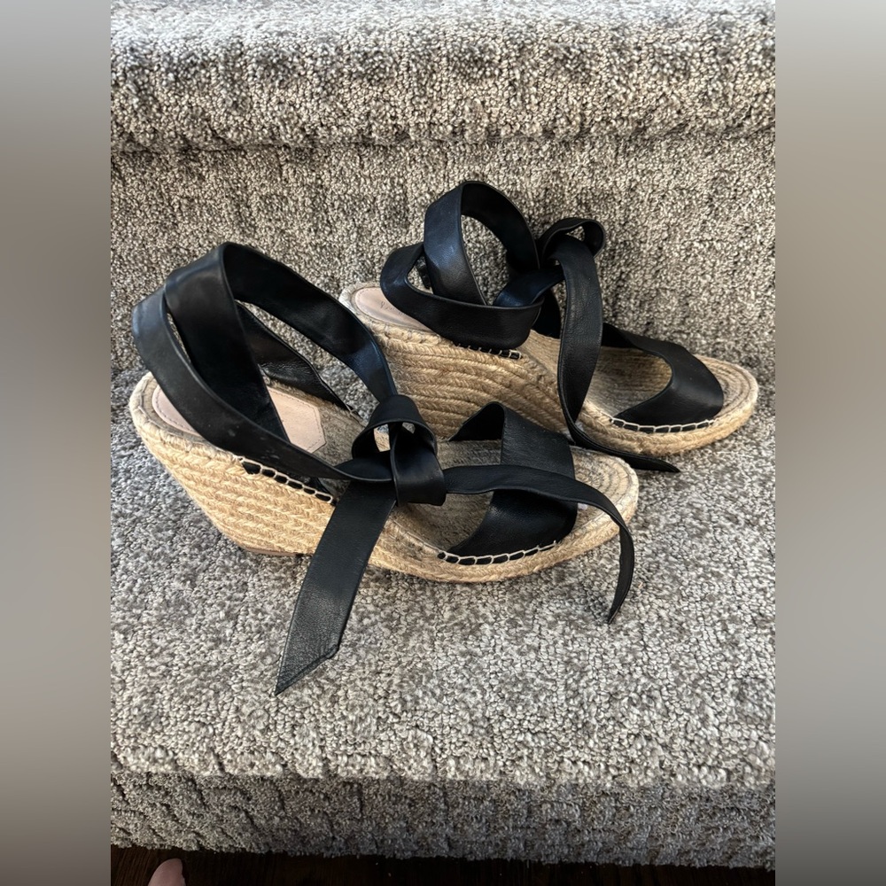 Loeffler Randall Harper Ankle Wrap Espadrilles - Picture 5 of 12